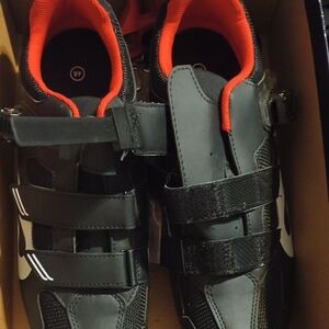 Men's Black Cycling Shoes Size 48